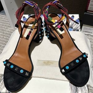 Valentino Rock stud rolling sandals